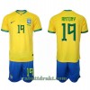 Brasil Antony 19 Hjemme VM 2022 - Barn Draktsett